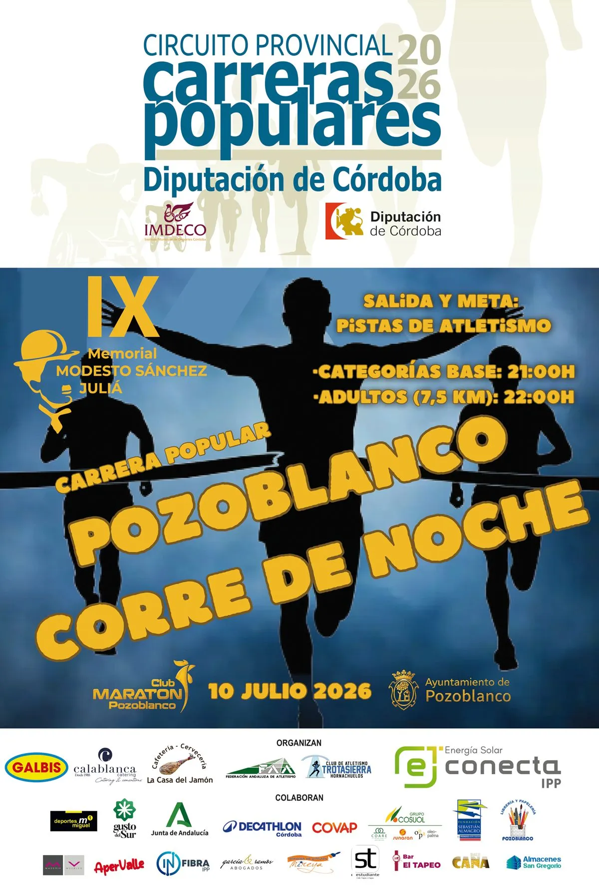 IX C. P. Pozoblanco Corre de Noche «Memorial Modesto Sánchez Juliá»