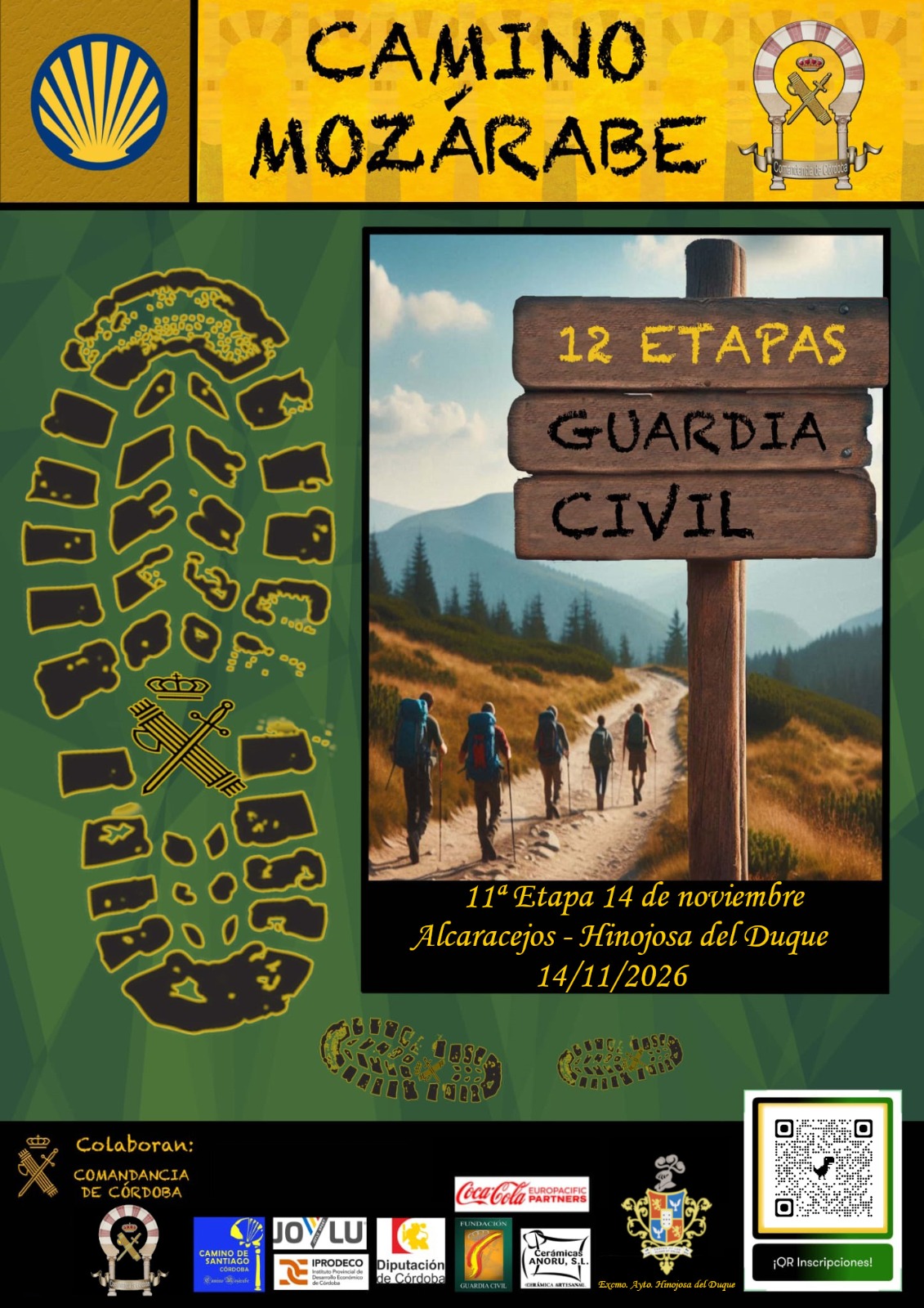 XI CAMINO MOZÁRABE ( ETAPA ALCARACEJOS- HINOJOSA DEL DUQUE )